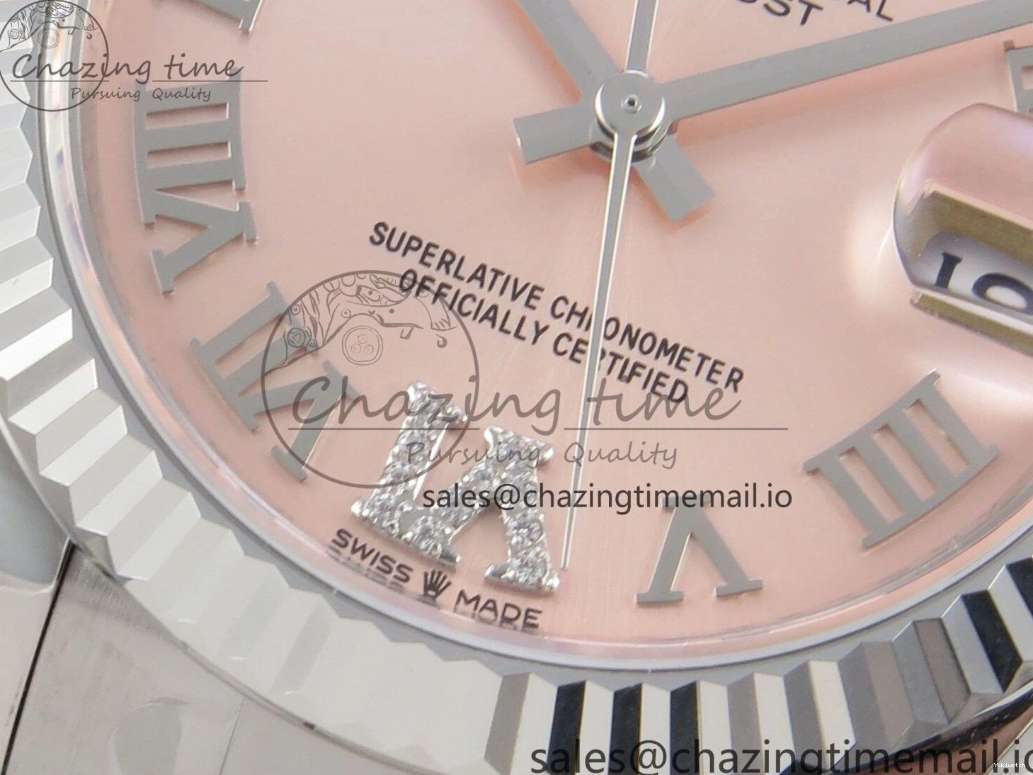 904L on 278274 31 Edition 1:1 Steel Diamonds Roman HZ Dial DateJust Best Bracelet Cal.2236 Oyster THBF SS RG 0509